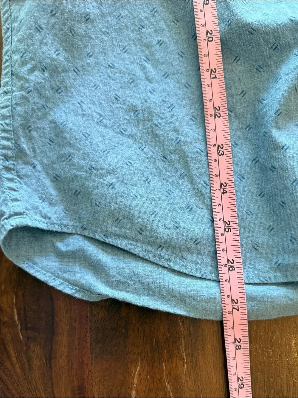 J. Crew Light Blue Button-Down with Subtle Dot Texture